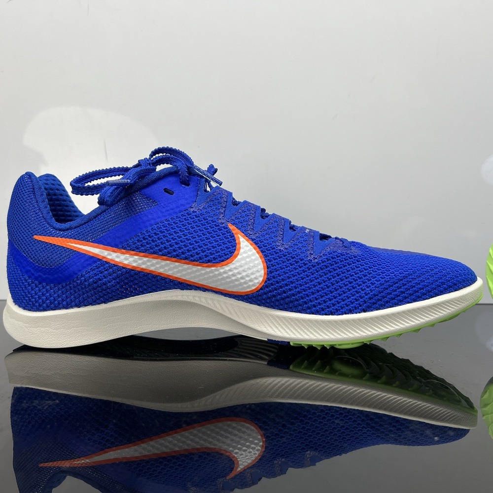 Nike Zoom Rival Track & Field Distance Men's Size 9.5 Spikes Racer Blue - Picture 4 of 16